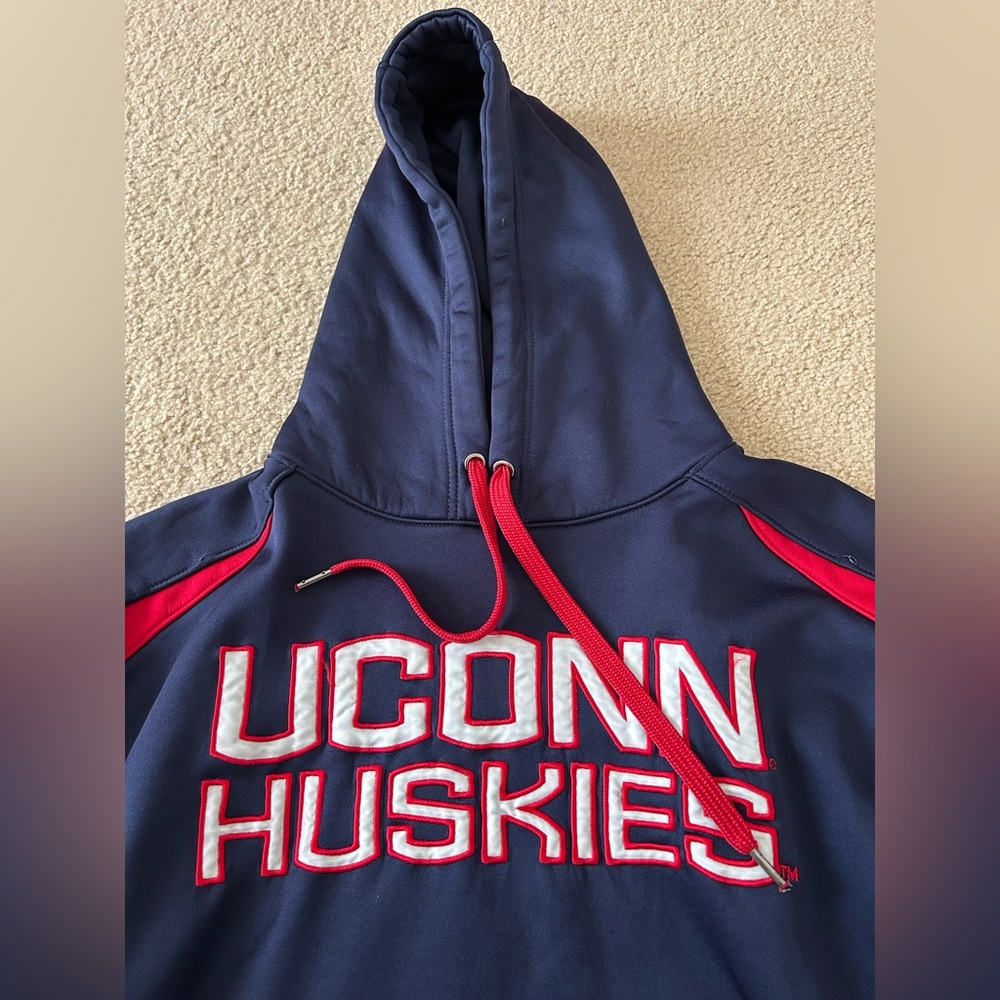 UConn Huskies Hoodie with Fleece Interior
